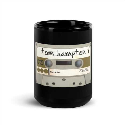 Tom Hampton Mixtape Black Glossy Mug