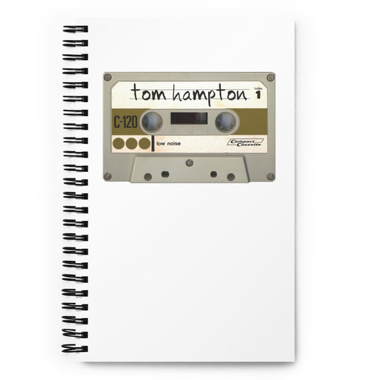 Tom Hampton Mixtape Spiral notebook
