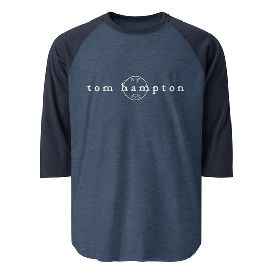 Tom Hampton ResoLogo (wht) 3/4 sleeve raglan shirt