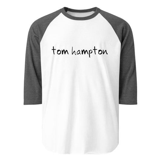 Tom Hampton Uncool (blk) Logo 3/4 sleeve raglan shirt