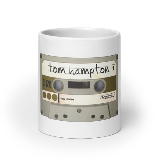 Tom Hampton Mixtape White glossy mug
